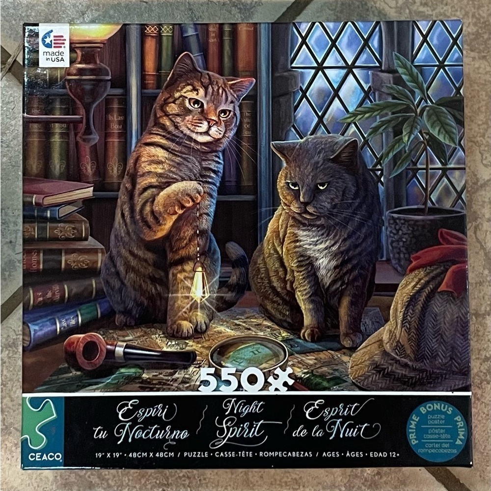 3  550 PIECE CAT PUZZLES BY CEACO - Picture 2 of 4